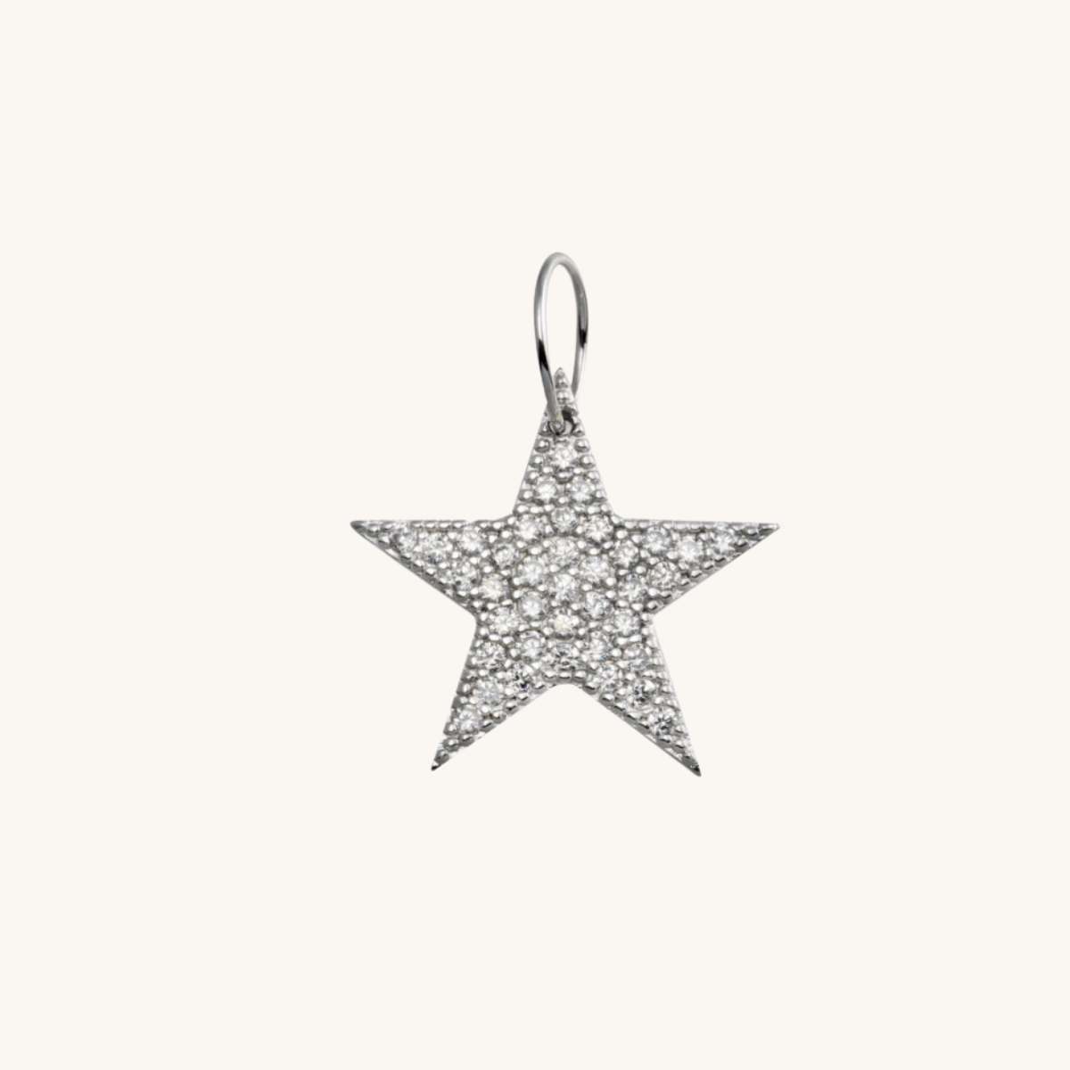 Pave Star Charm