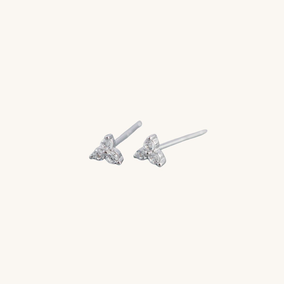 Small Trio Diamond Studs