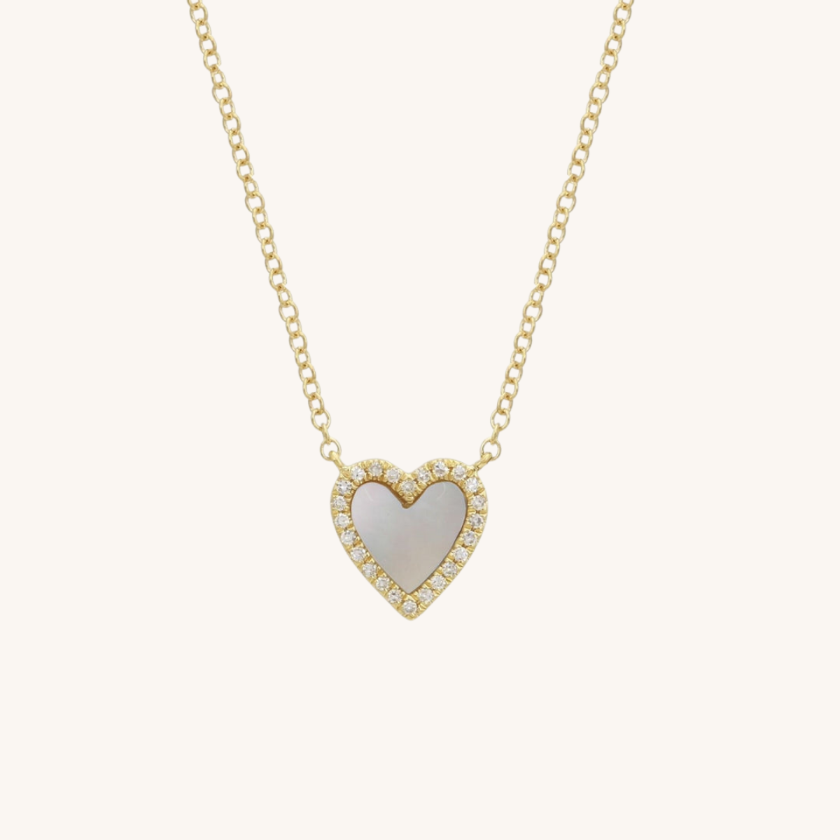 Mini Amour de Soi Pave Necklace