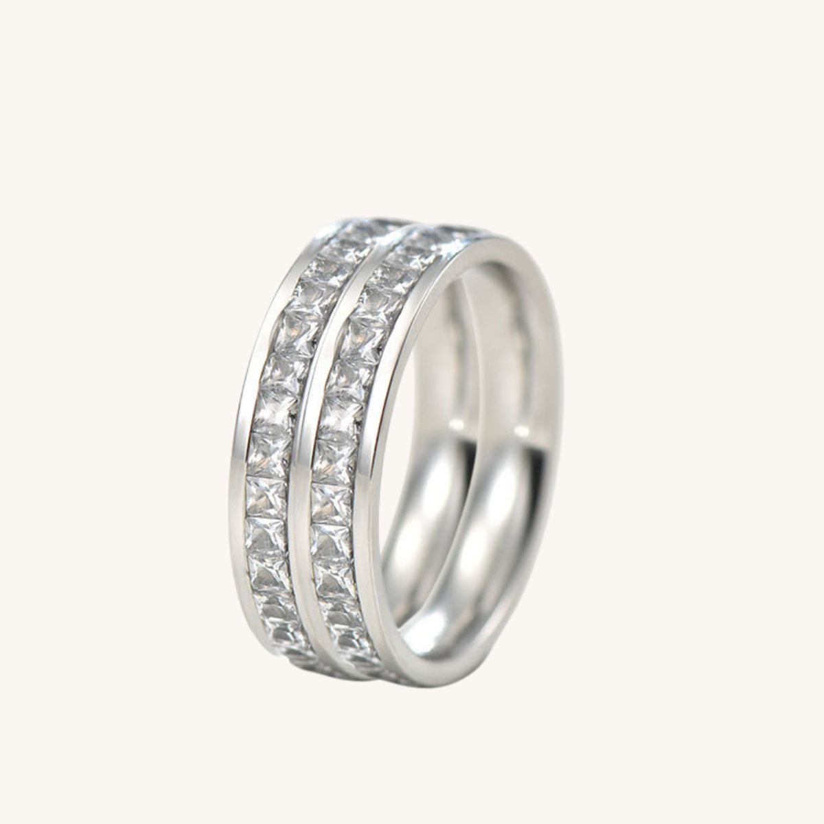 Double Nova Diamond Ring
