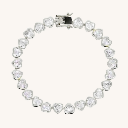 Diamond Hearts Kaleidoscope Bracelet