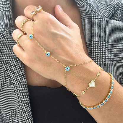 Lovely Hearts and a Diamond Bracelet