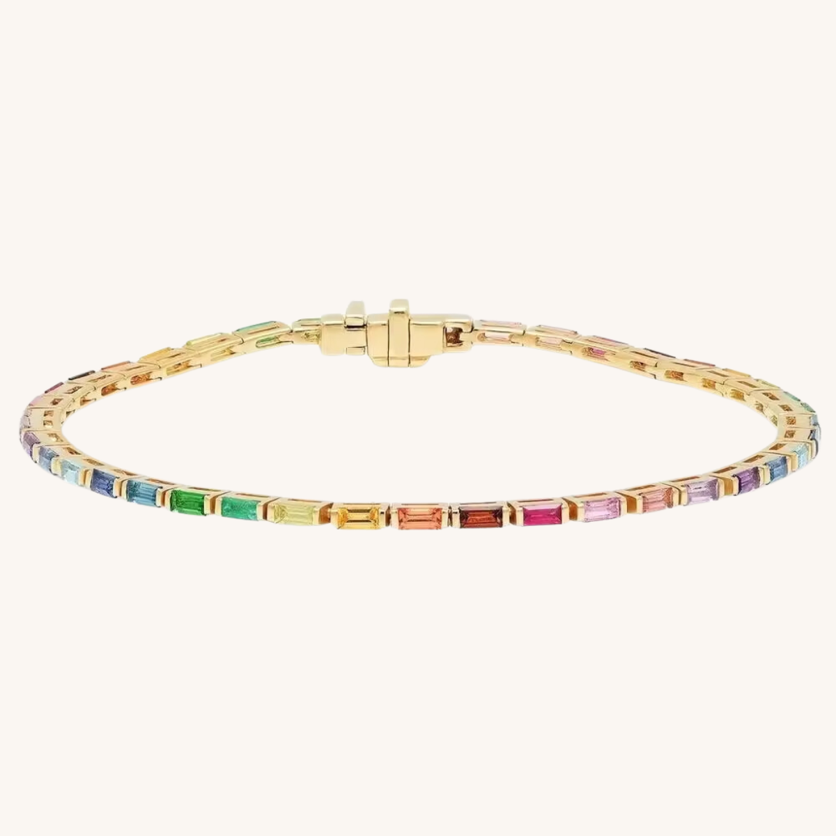 Rainbow Mini Mykonos Tennis Bracelet