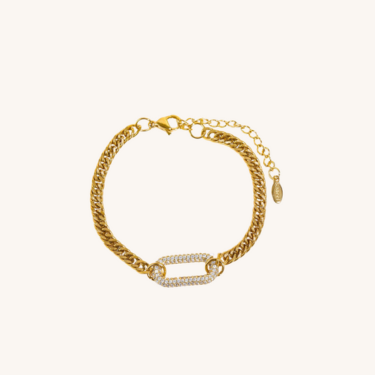 Pave Link Cuban Bracelet