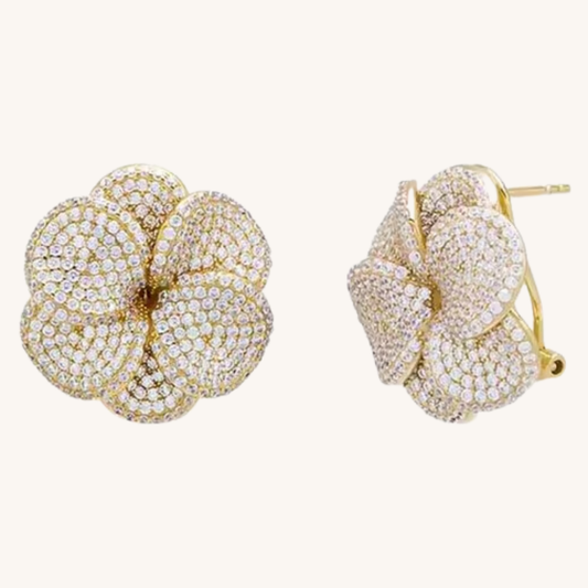 Statement Flower Earrings