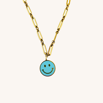 Happiness Overload Paperclip Necklace