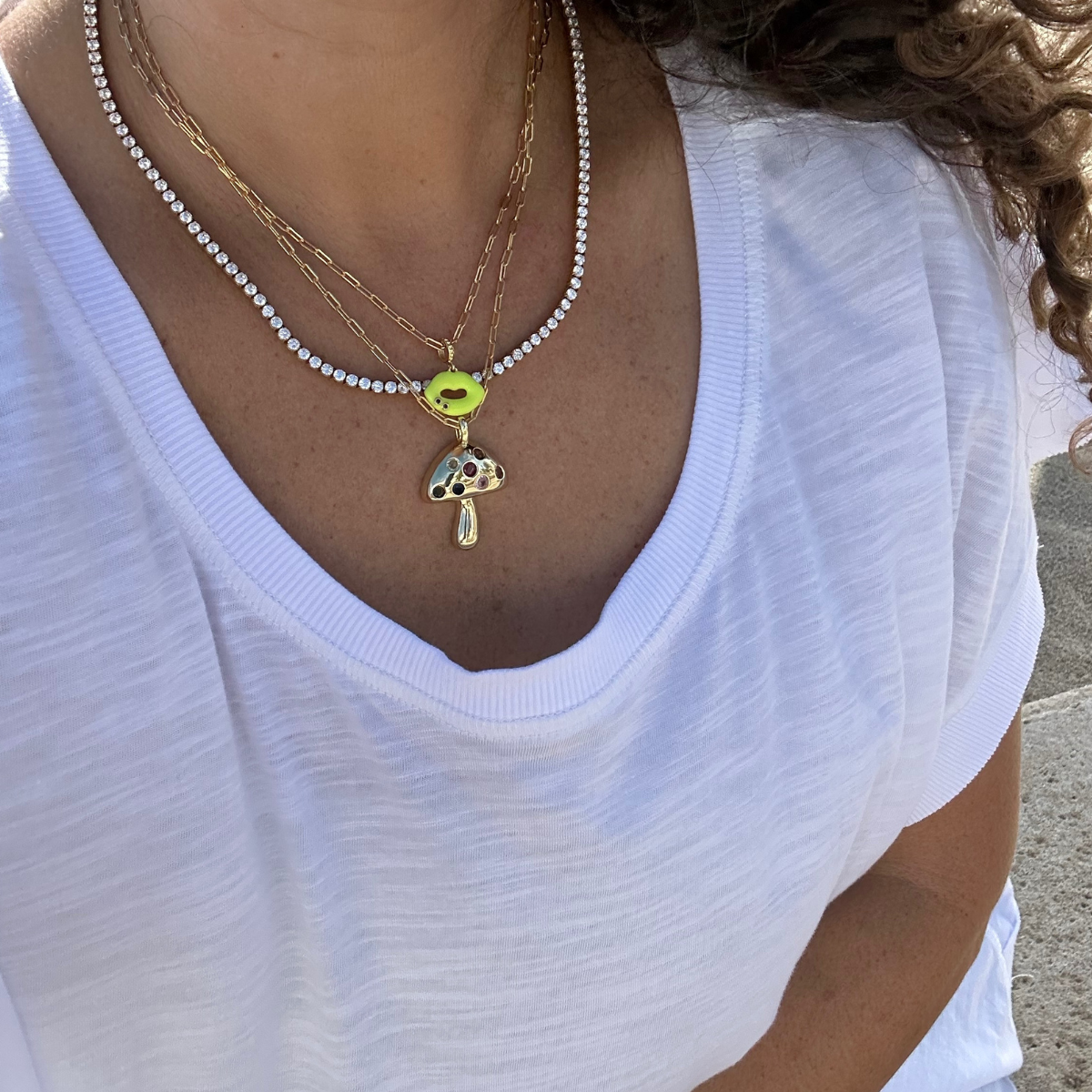 Mykonos Tennis Necklace