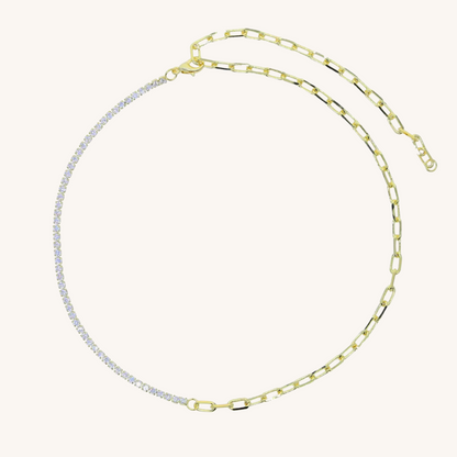 Mykonos Tennis Paperclip Choker