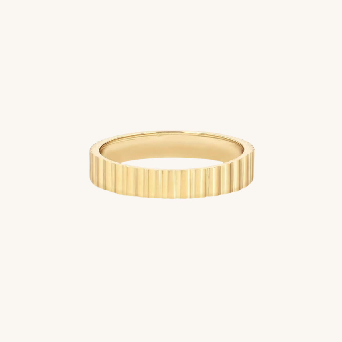 Fluted Wide Ring